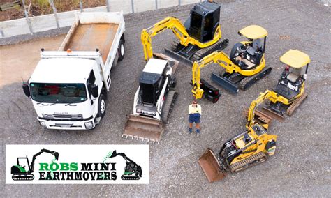 mini digger hire redlands|Robs Mini Earthmovers .